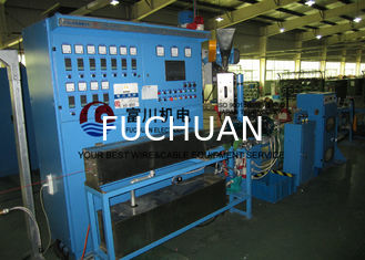 Photovoltaic 50 Cable Extrusion Machine Non - Halogen Flame Resistant Wire Dia 0.6-4mm