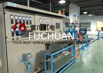 Fuchuan Wire Extruder Machine For LAN Cable With Inlet Copper Wire 2.5-3mm Max Die No. 17