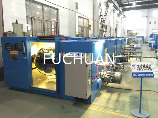 Double Twist Buncher Máy trả tiền Bobbin Đường kính tối đa 250mm Thiết bị