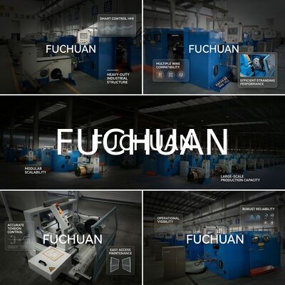 Tinned Wire Bunching Machine High Speed Double Twist Design FC-1000B Copper Twister