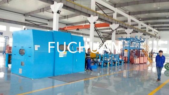 Máy bện dây đồng trần xoắn đôi điều khiển máy tính