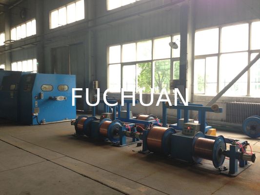 Máy bện dây đồng trần xoắn đôi điều khiển máy tính