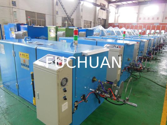 Máy xoắn dây đồng cỡ nhỏ Trục màu xanh da trời Đường kính 400mm Thiết bị suốt