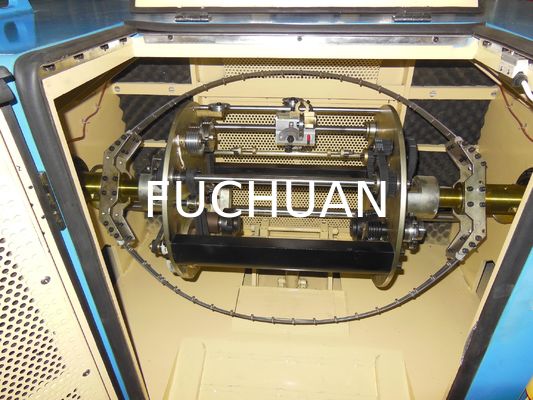 Máy xoắn dây đồng cỡ nhỏ Trục màu xanh da trời Đường kính 400mm Thiết bị suốt