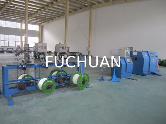 Máy xoắn đơn khung xanh da trời 1.0mm - 6.0mm Thiết bị dây lõi đồng
