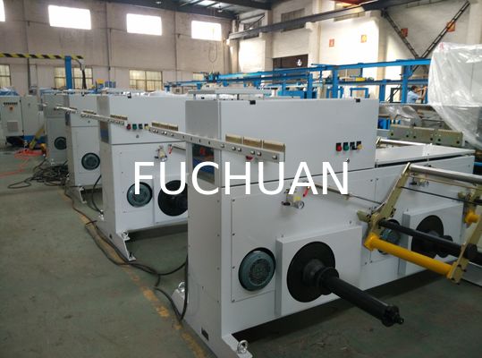 Máy xoắn đôi dây đồng hoạt động Bốn trục Bobbins Đường kính 800