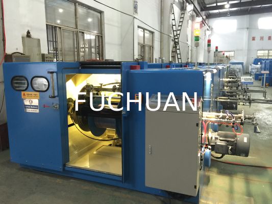 Sky Blue Wire Double Twist Bunching Machine Core Wire Stranding Outer Dia 1 6 mm