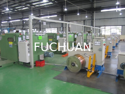 0.05-2.52mm lon dây đồng Double Twisting Stranding Làm máy