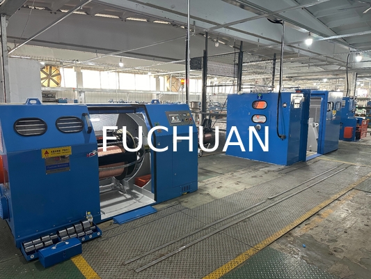 Máy đan dây đồng tự động 100-350kg/h với tốc độ 100m/min