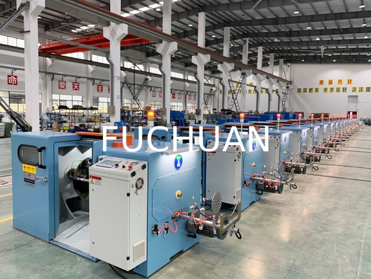 Chiều kính dây 0.2-1.04mm Máy ghép dây đồng Capacity 100-350kg/h For Copper-clad Aluminium