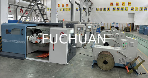 Máy bó dây đồng xoắn đôi tốc độ cao Fuchuan Máy điện tử