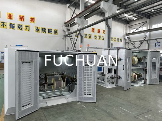 Dây lõi cáp đồng 0,8-2,8mm Máy xoắn đôi Buncher Xoắn cuộn dây