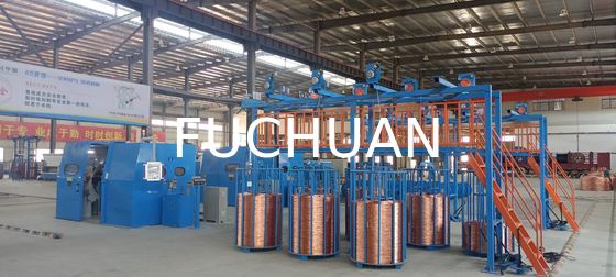 Dây lõi cáp đồng 0,8-2,8mm Máy xoắn đôi Buncher Xoắn cuộn dây