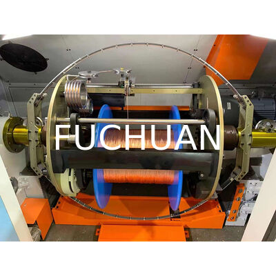 Máy mắc kẹt tốc độ cao Fuchuan Dây cáp đồng Thiết bị bó xoắn đôi