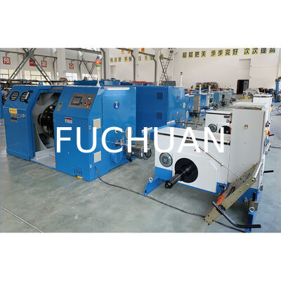 Máy mắc kẹt tốc độ cao Fuchuan Dây cáp đồng Thiết bị bó xoắn đôi