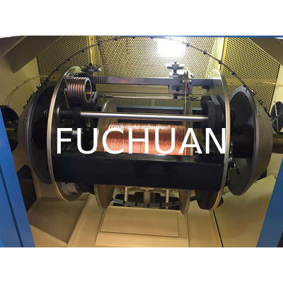 Máy mắc kẹt tốc độ cao Fuchuan Dây cáp đồng Thiết bị bó xoắn đôi