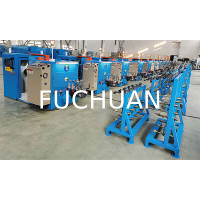 Máy bó dây đồng xoắn đôi tốc độ cao 300 400 Dây chuyền làm cáp điện 450mm